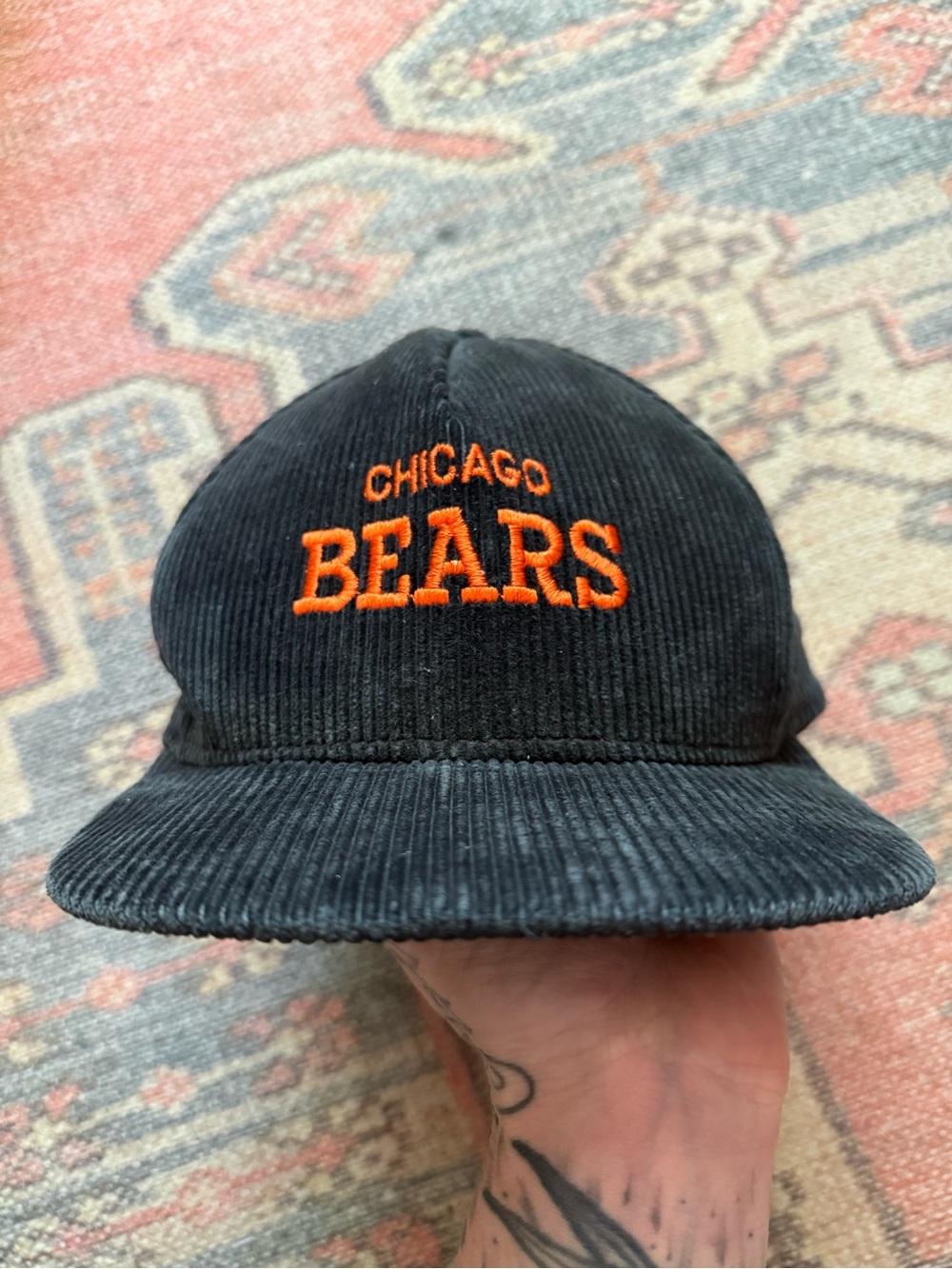 Vintage Chicago Bears Corduroy Snapback
